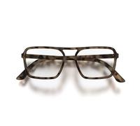LONDON MOLE® Spy lunettes de lecture | Lecteurs de style pilote de forme carrée cool | Homme femme unisexe | Charnières à ressort