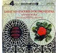 London Philharmonic Orchestra, The - Stanley Black Conducting the London Philharmonic Orchestra: Great Rhapsodies For Orchestra / Ravel: Rapsodie Espagnole; Liszt: Hungarian Rhapsody No. 2; Enesco: Roumanian Rhapsody No. 1; Chabrier: Espana [Vinyl LP] [London Phase 4 Stereo]