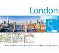 London PopOut Map - pocket size pop up map of London