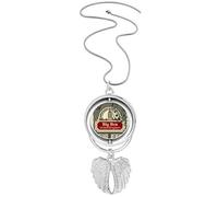 London Postage Revenue UK UK Pendentif ailes d'ange rotatif Collier Bijoux
