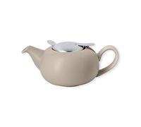 London Pottery Pebble Petite théière avec infuseur pour thé en vrac, grès, mastic mat, 2 tasses (500 ml)