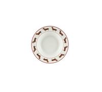 London Pottery Service de table 7 pièces avec théière, tasse et soucoupe, assiettes et bols en porcelaine (chien, assiette à salade)