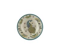 London Pottery Théière en céramique pour thé de l'après-midi, ensemble de vaisselle de qualité supérieure, assiettes et bols de cuisine en porcelaine en relief (assiette à salade paon)