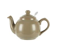 London Pottery Théière rustique avec infuseur, céramique, couleur caramel, 2 tasses (600 ml)