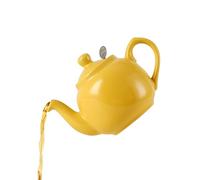 London Pottery Théière rustique avec infuseur, en céramique, jaune, 2 tasses (600 ml) [produit importé parallèle]