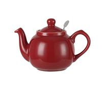 London Pottery Théière rustique avec infuseur, en céramique, rouge, 2 tasses (600 ml) [produit importé parallèle]