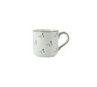 London Pottery Théière, tasse et soucoupe, assiettes et bols en céramique pour le thé, 7 pièces, assiettes creuses, assiettes à salade, plats et bols à riz (canard, tasse)