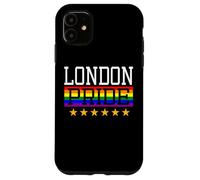 London Pride England Drapeau Arc-en-Ciel Gay Lesbienne Queer LGBT Coque pour iPhone 11