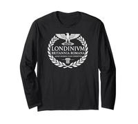London Roman Brittany Since 46AD Aigle Latin imprimé Blanc Manche Longue