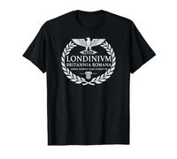 London Roman Brittany Since 46AD Aigle Latin imprimé Blanc T-Shirt Graphique avec Valeur