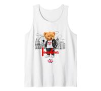 London Royal Teddy Bear Bad Boy Illustration Graphique Anime Débardeur