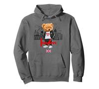 London Royal Teddy Bear Bad Boy Illustration Graphique Anime Sweat à Capuche