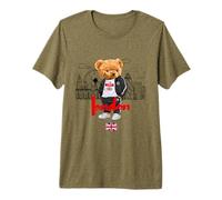 London Royal Teddy Bear Bad Boy Illustration Graphique Anime T-Shirt Haut de Gamme