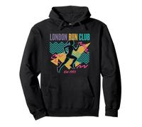 London Run Club Retro Running Design Est 1993 Femme Sweat à Capuche