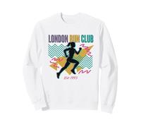 London Run Club Retro Running Design Est 1993 Femme Sweatshirt
