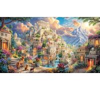 London-Spring-Street Puzzle 1000 pièces Défi de Jeu éducatif Papier recyclé Jeu Stimulant pour Relaxation, créativité et Cadeaux 38x52/1000 pièces