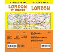 London / St. Thomas - Carte des rues de l'Ontario | GM Johnson