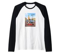 London Stories with Classic Teddy Bear in London Cityscape Manche Raglan