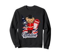 London Teddy Bear Queen Guard Illustration Graphic Anime Sweatshirt