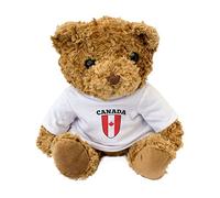 London Teddy Bears Nouveau - Drapeau du Canada - Ours en Peluche - Mignon et câlin - Cadeau d'anniversaire ou de Noël
