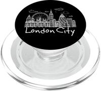 London Tee Shirts, I Love London, London Skyline Landmarks PopSockets PopGrip pour MagSafe