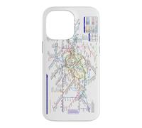 London UK Metro Train Railway - Carte de Route Souvenir Europe Coque pour iPhone 14 Pro Max