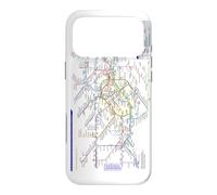 London UK Metro Train Railway - Carte de Route Souvenir Europe Coque pour iPhone 17 Pro Max