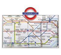 London Underground Mini Underground Carte Métal Aimant (GWC)