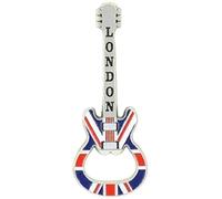 London Union Jack Guitare Botttle Opener Aimant de réfrigérateur UK GB Drapeau souvenir Cadeau