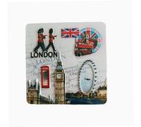 London United Kingdom Aimant de réfrigérateur 3D souvenir souvenir souvenir souvenir de la collection de cadeaux pour la maison et la cuisine Décoration magnétique autocollant Londres Angleterre
