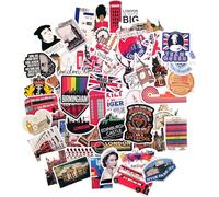 London vsco stickers tumblr englisg sticker London city souvenirs red bus UK flag stickers London red bus Manchester city England