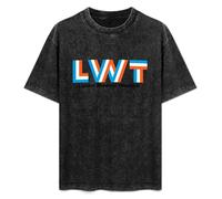 London Weekend Television TV LWT Logo Retro BBC English Regional 1970s T-Shirt Unisex Black Tee S