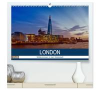 LONDON Willkommen in der Weltstadt (hochwertiger Premium Wandkalender 2026 DIN A2 quer), Kunstdruck in Hochglanz: Zwischen Moderne und Historie