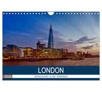LONDON Willkommen in der Weltstadt (Wandkalender 2026 DIN A4 quer), CALVENDO Monatskalender: Zwischen Moderne und Historie