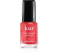 LONDONTOWN Kur Sheer Strength Nail Blush crème teintée raffermissante et illuminatrice ongles teinte Poppy 12 ml