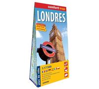 Comfort Map Carte Londres 1/17.500 – grand format laminée (plan de ville)