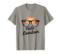 Londres Angleterre Bonjour Royaume-Uni Voyage Vacances T-Shirt