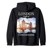 Londres Angleterre Royaume-Uni Souvenir Tower Bridge Vacation Sweat à Capuche