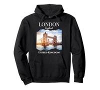 Londres Angleterre Royaume-Uni Souvenir Tower Bridge Vacation Sweat à Capuche