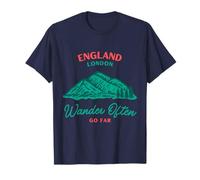 Londres Angleterre Vacation Wander Often Go Far T-Shirt
