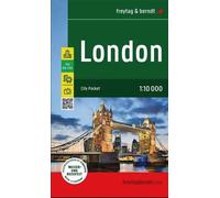 Londres city pocket - 1/10000 Edition trilingue allemand-anglais-français - Collectif - Freytag Et Brendt - Atlas / carte