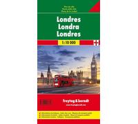 Londres Echelle 1:10000, Edition trilingue anglais-français-allemand - Collectif - Freytag Et Brendt - broché - Atlas / carte