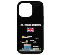 Londres Heathrow Airport LHR Airport Nerd London Souvenir Coque pour iPhone 13 Pro