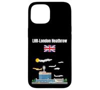 Londres Heathrow Airport LHR Airport Nerd London Souvenir Coque pour iPhone 15