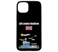 Londres Heathrow Airport LHR Airport Nerd London Souvenir Coque pour iPhone 15 Plus