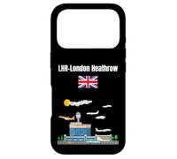 Londres Heathrow Airport LHR Airport Nerd London Souvenir Coque pour iPhone 17 Pro