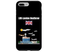 Londres Heathrow Airport LHR Airport Nerd London Souvenir Coque pour iPhone 7 Plus/8 Plus