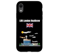 Londres Heathrow Airport LHR Airport Nerd London Souvenir Coque pour iPhone XR