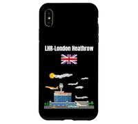 Londres Heathrow Airport LHR Airport Nerd London Souvenir Coque pour iPhone XS Max