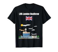Londres Heathrow Airport LHR Airport Nerd London souvenir T-Shirt
